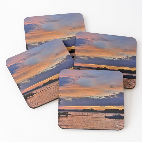 Item preview, Sunset Layers Lake Murray South Carolina designed and sold by LisaWootenPhoto.