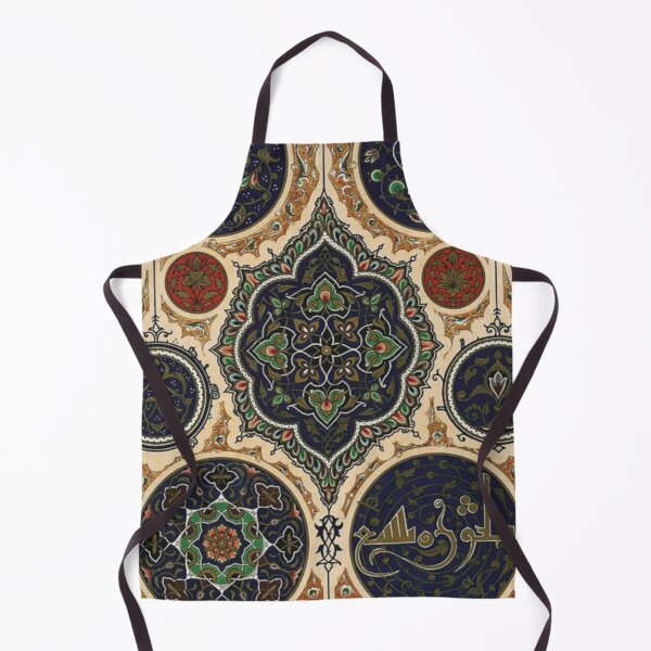 Item preview, L'ornement Polychrome by Albert Racine (1825–1893), Earthtone Arabian Pattern Illustration 1888 designed and sold by BossyCatHome.