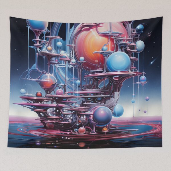 Item preview, Scientific Nexus: Spheres of Innovation designed and sold by Moisky Art.