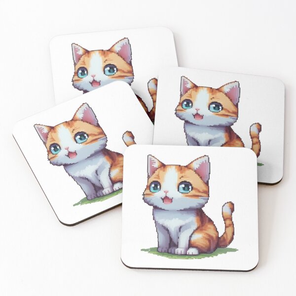 Item preview, Pixel Design: Cute Cat designed and sold by MoxieVibe.