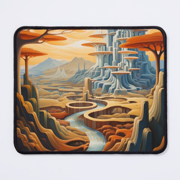Item preview, Arboreal Metropolis: Sustainable Mushroom City designed and sold by Moisky Art.