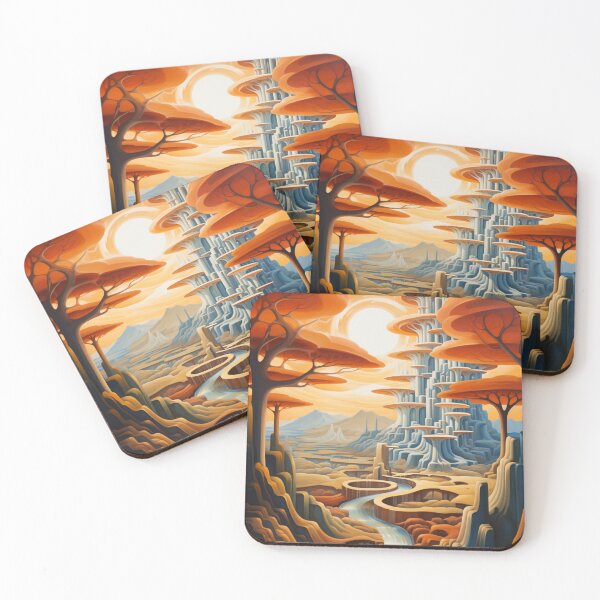 Item preview, Arboreal Metropolis: Sustainable Mushroom City designed and sold by Moisky Art.