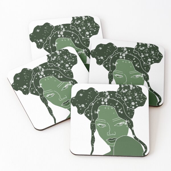 Item preview, Green Goddess - portrait  designed and sold by bloombymei.