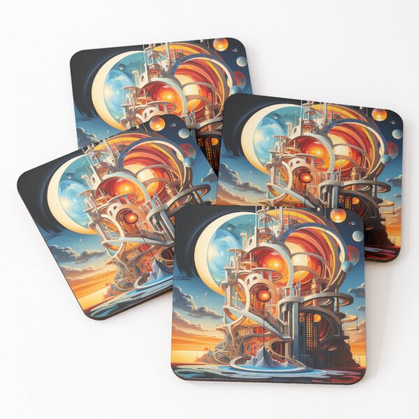 Item preview, Orbital Oasis: Arcs and Vaults on the Outskirts designed and sold by Moisky Art.