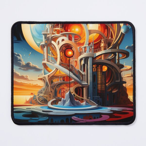 Item preview, Orbital Oasis: Arcs and Vaults on the Outskirts designed and sold by Moisky Art.