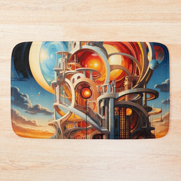 Item preview, Orbital Oasis: Arcs and Vaults on the Outskirts designed and sold by Moisky Art.