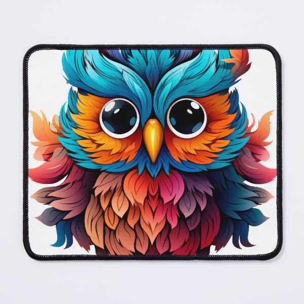 Item preview, colored owl designed and sold by AntonMontero.