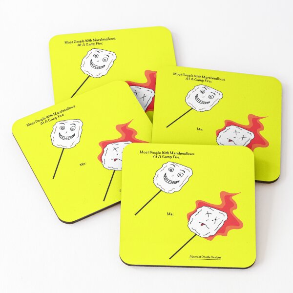 Item preview, Campfired Marshmallows (Without White Background) designed and sold by AbDoodleDesigns.
