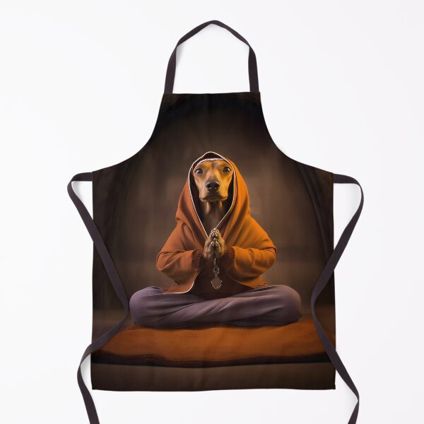 Item preview, Teckel dog meditating designed and sold by the99thstudio.