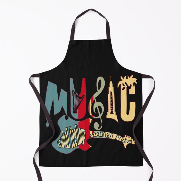 Item preview, MUSIC IS WHAT FEELINGS SOUND LIKE - FUNNY GREAT MUSIC DEEP LOVE EXPRESSION SLOGAN FOR GUITARISTS. designed and sold by Ralek.