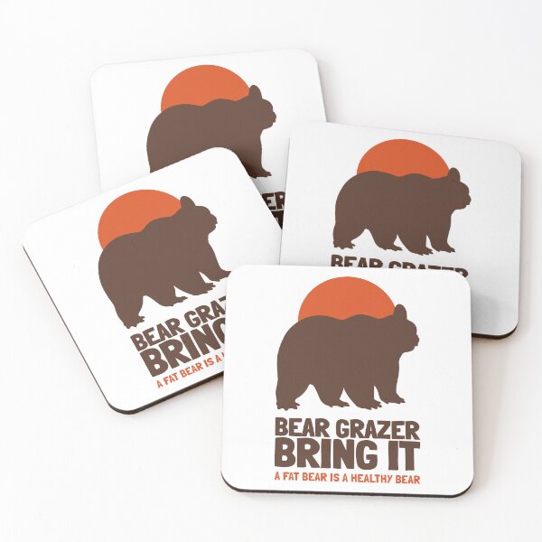 Item preview, Bear Grazer Fat Brown Bear designed and sold by jtancrum61.
