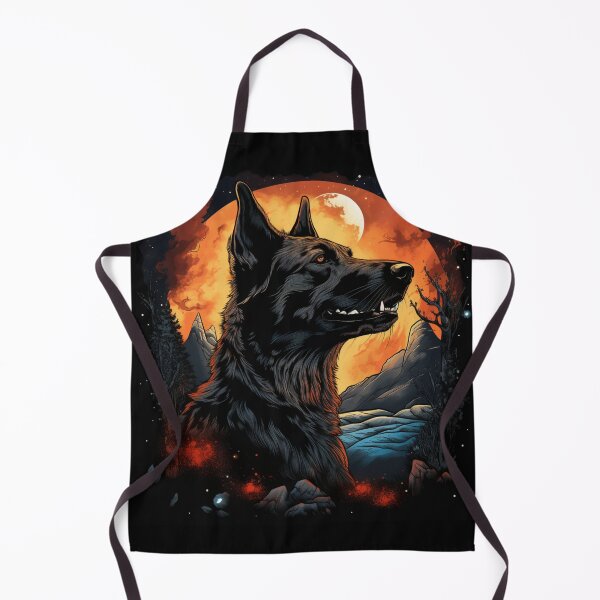 Artikelvorschau, Mondhund | Klassisches T-Shirt entworfen und verkauft von NicolasGlowArt.