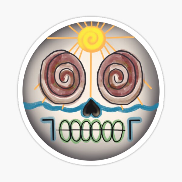 Calaverita Hijo del Sol Sticker