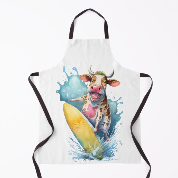 Item preview, surfing cow designed and sold by PERsonalthreads.