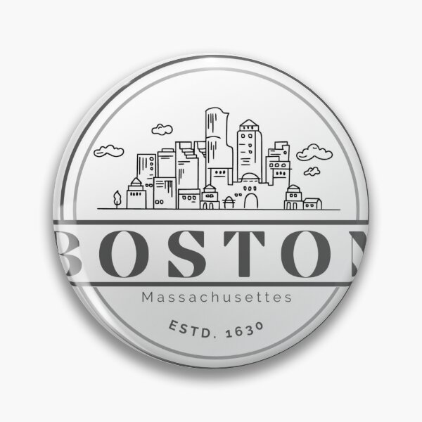 Item preview, Boston Skyline Logo (CUSTOMIZABLE COLORS) designed and sold by juliatomei.