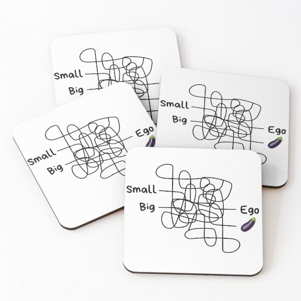 Item preview, Search image Small ego, big aubergine or the other way around? designed and sold by PassionFruchti.