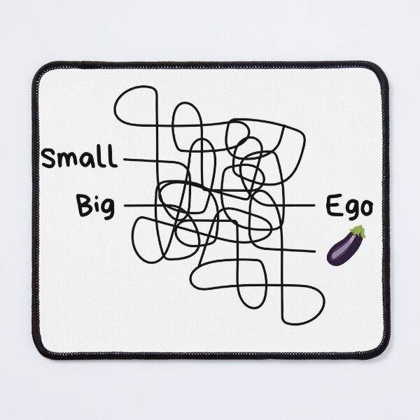 Item preview, Search image Small ego, big aubergine or the other way around? designed and sold by PassionFruchti.