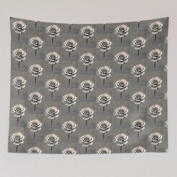 Item preview, White and Sand Rose on a Gray Gradient Background designed and sold by Simple-Art-work.