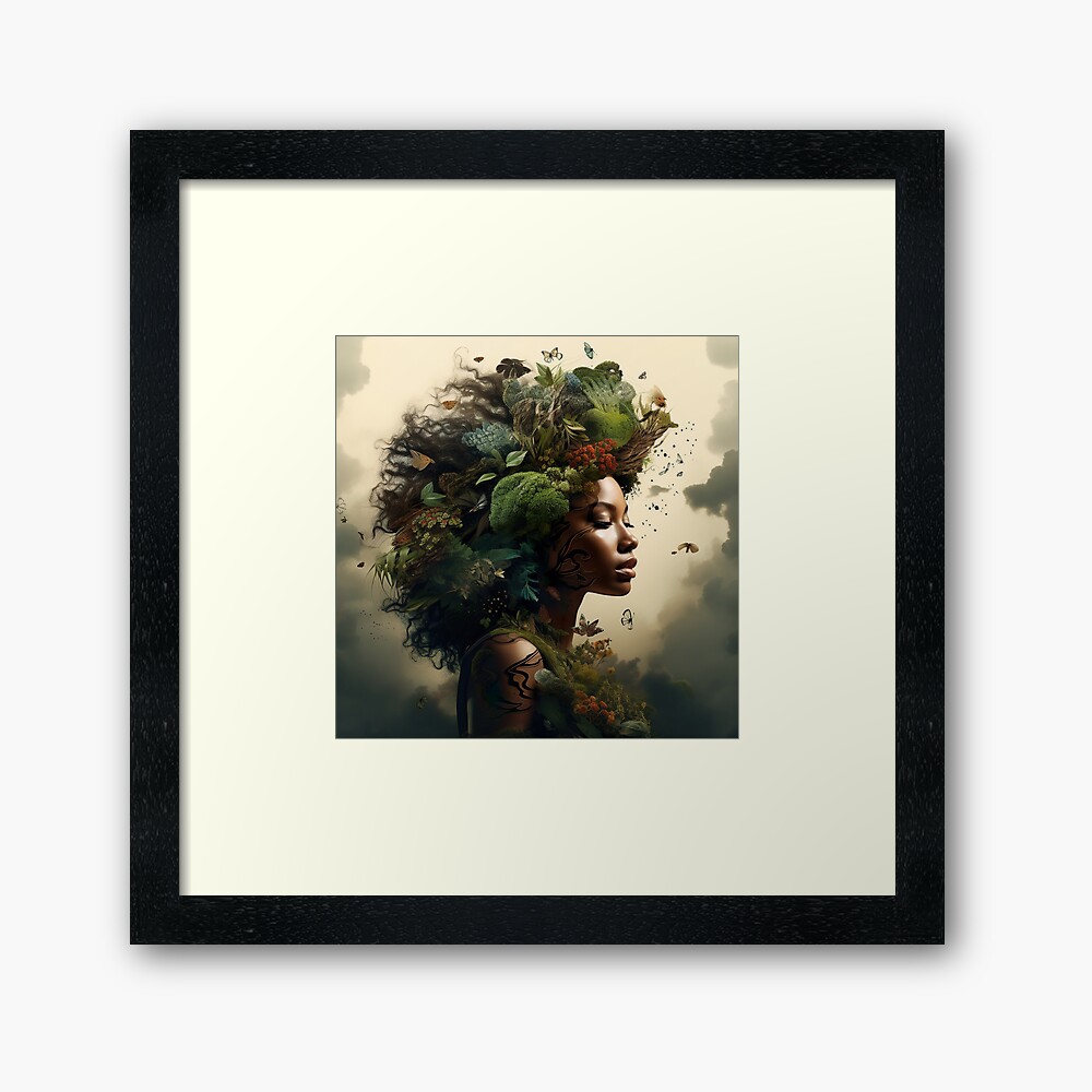 Black Art-Beautiful Images of Black Culture-Mother Nature Poster for Sale  by drsylette