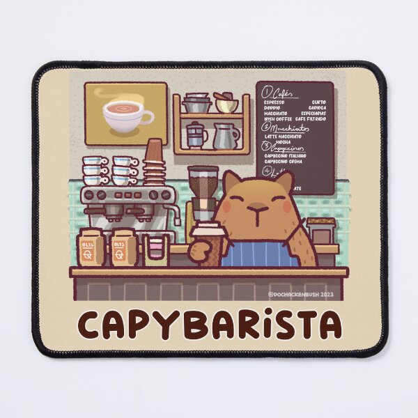 Item preview, Capybarista designed and sold by DocHackenbush.