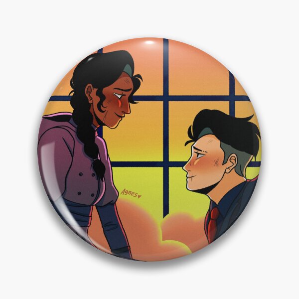 Item preview, kaz and inej designed and sold by agnessdraws.