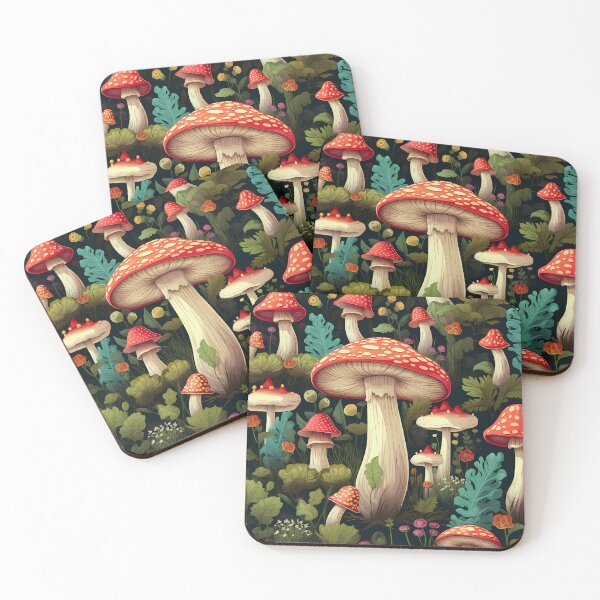 Item preview, Mushroom Fungi Pattern designed and sold by MTJ-Mushrooms.