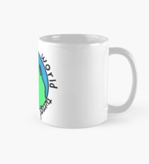 Taza clásica El mundo se volcó al revés