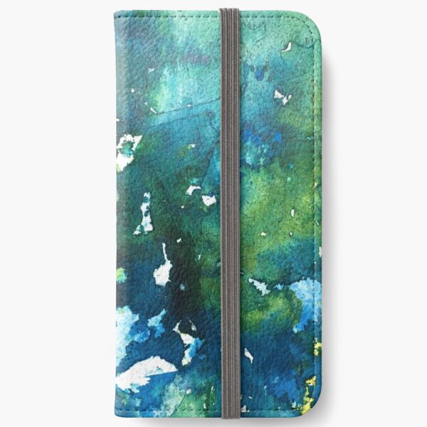 Teal We Meet Again iPhone Wallet