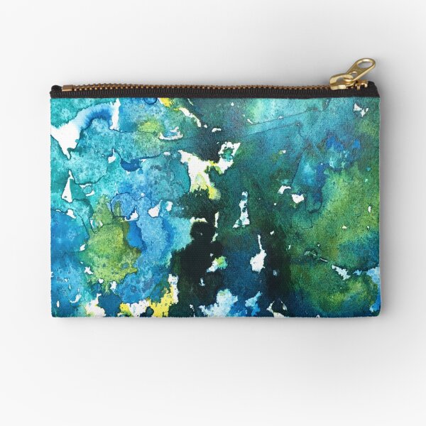 Teal We Meet Again Zipper Pouch