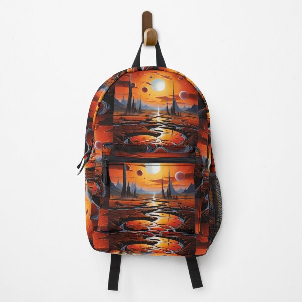 Item preview, Desolate Allure: Orange Hues of Emptiness designed and sold by Moisky Art.