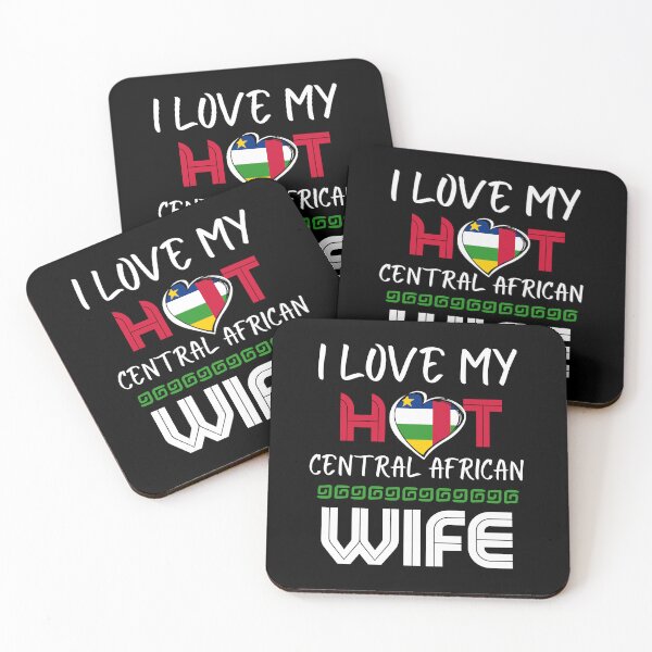 Item preview, I Love My Hot Central African Wife Husband designed and sold by Furahisha.