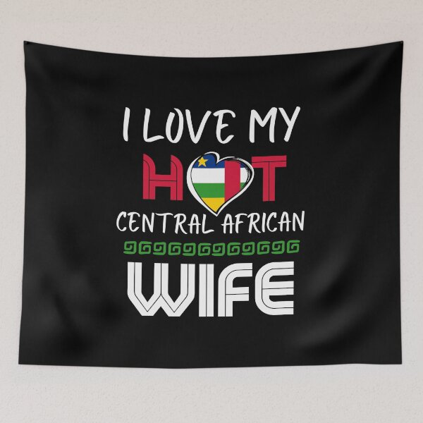 Item preview, I Love My Hot Central African Wife Husband designed and sold by Furahisha.