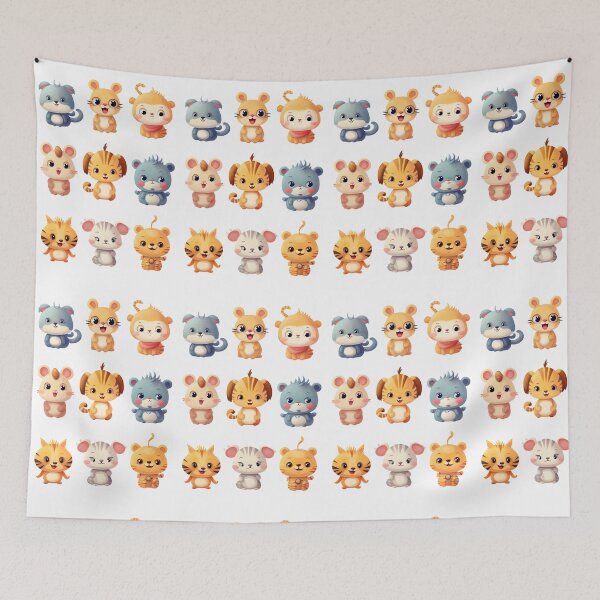 Item preview, Nursery Cute Animals 2 (Collection) designed and sold by PixelPlaza4u.