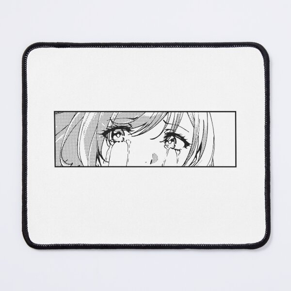 Item preview, Sad Girls Anime Eyes Crying Shojo Manga Print designed and sold by ShopAnimebae.