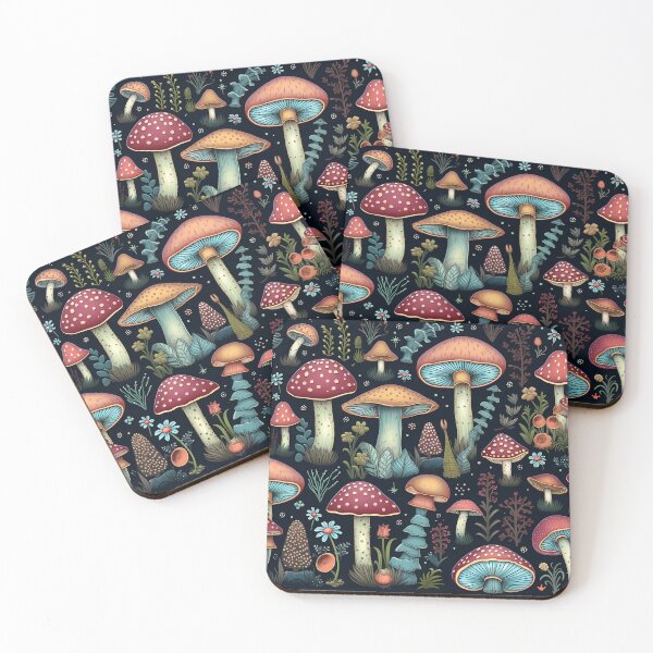 Item preview, Mushroom Fungi Pattern designed and sold by MTJ-Mushrooms.