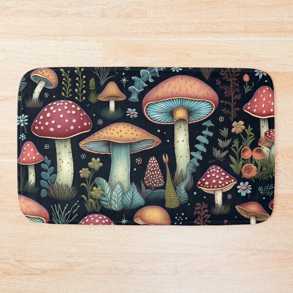 Artikelvorschau, Mushroom Fungi Pattern entworfen und verkauft von MTJ-Mushrooms.