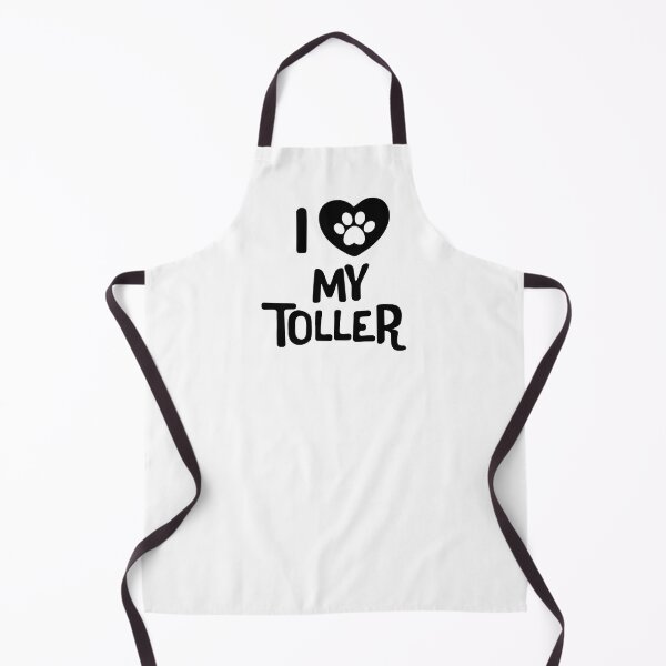 Item preview, I love my toller - black text with pawheart designed and sold by EmeraldeaArt.