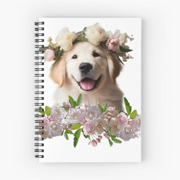 Item preview, Pup with the flowe crown, designed and sold by Dreamtodream.