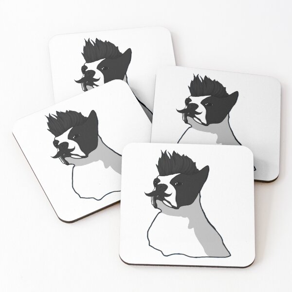Item preview, FRENCH BULLDOG DOG BLACK HAIR BARBER HAIRDRESSER designed and sold by donpufanft.