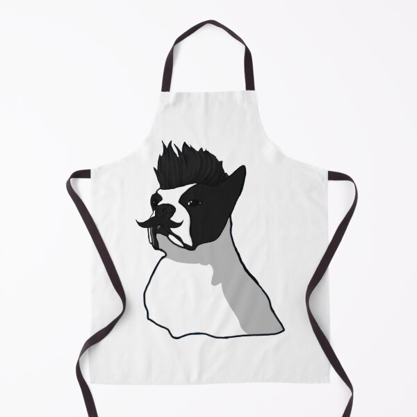 Item preview, FRENCH BULLDOG DOG BLACK HAIR BARBER HAIRDRESSER designed and sold by donpufanft.