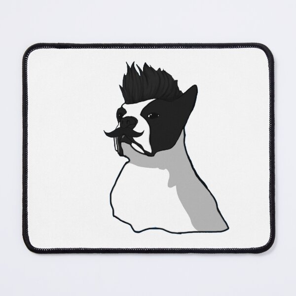 Item preview, FRENCH BULLDOG DOG BLACK HAIR BARBER HAIRDRESSER designed and sold by donpufanft.