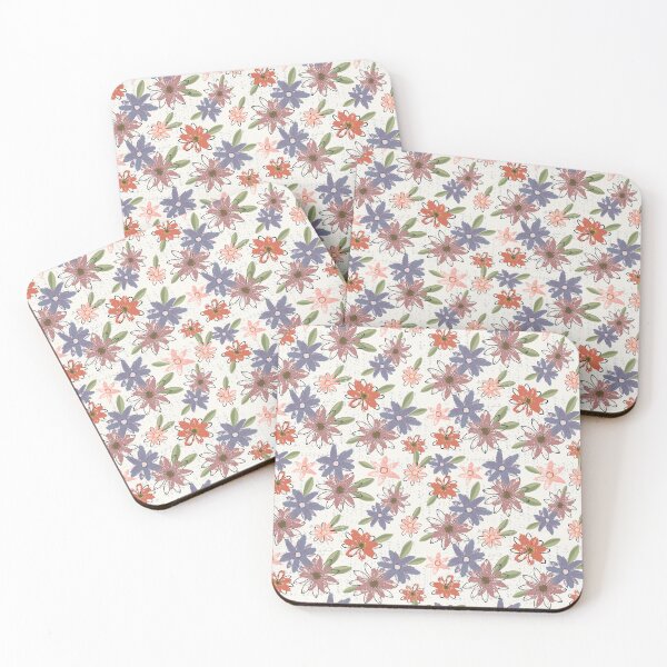 Item preview, Rustic Florals pattern designed and sold by Eclecticprintco.