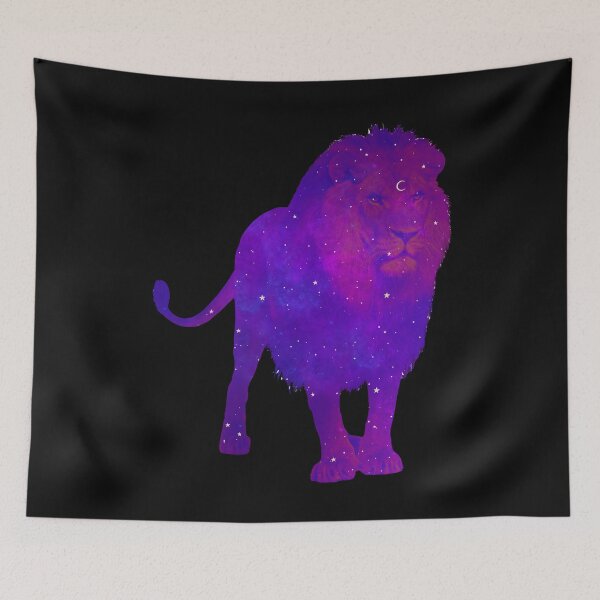 Item preview, Celestial Moon Leo Lion designed and sold by CoralCactusArt.