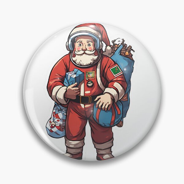 Item preview, Santa Clause astronaut holding a sack of gifts designed and sold by ARinternational.