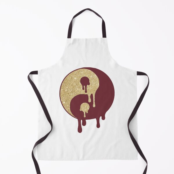 Item preview, Dripping Yin Yang Gold and Red designed and sold by brooklyntracy.