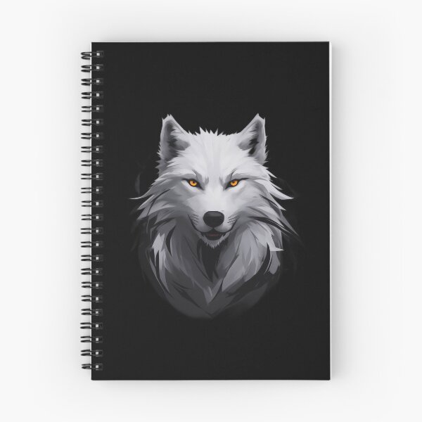 Item preview, white wolf wildlife design designed and sold by Uplife-MyStore.