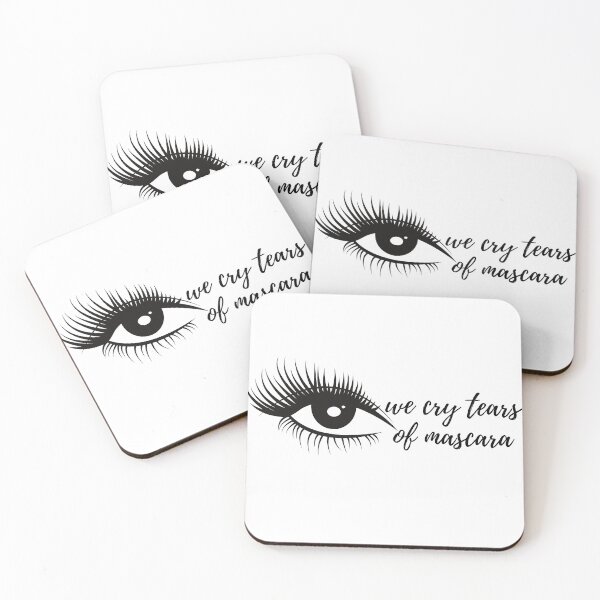Item preview, New Romantics Lyrics - We Cry Tears of Mascara designed and sold by Kelsey Gideon.