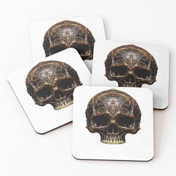 Item preview, Decorative skull digital print designed and sold by dcrc.