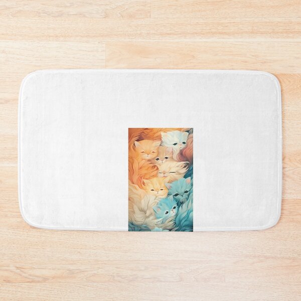 Item preview, a painting of a group of cats with different colors designed and sold by Dark Fantasy Store.