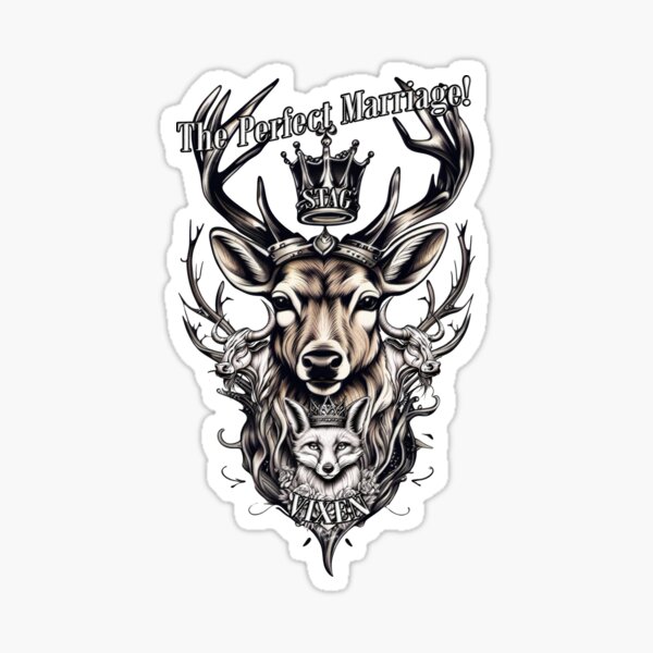 Item preview, The Perfect Marriage Stag Vixen and Bulls designed and sold by Vixen-Games.